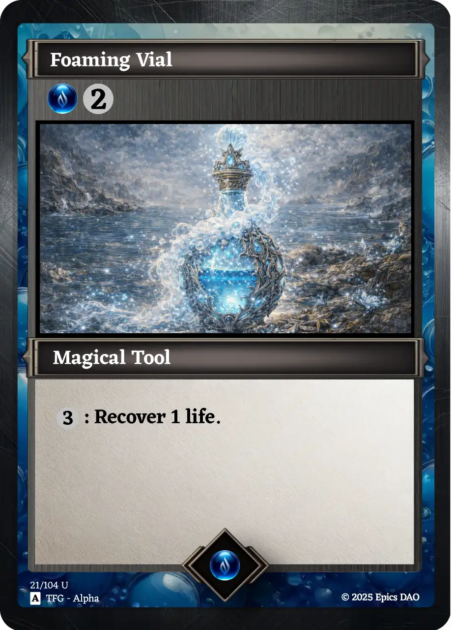 Foaming Vial