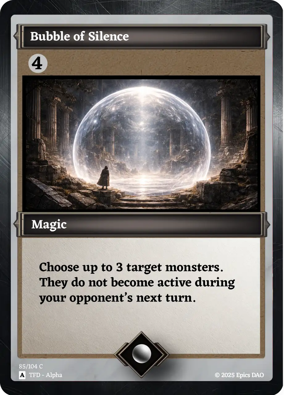 Bubble of Silence